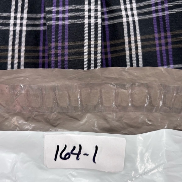 Cutter & Buck Purple Black Plaid Long Sleeve Button Up Shirt Men’s Big 5X - Picture 10 of 10